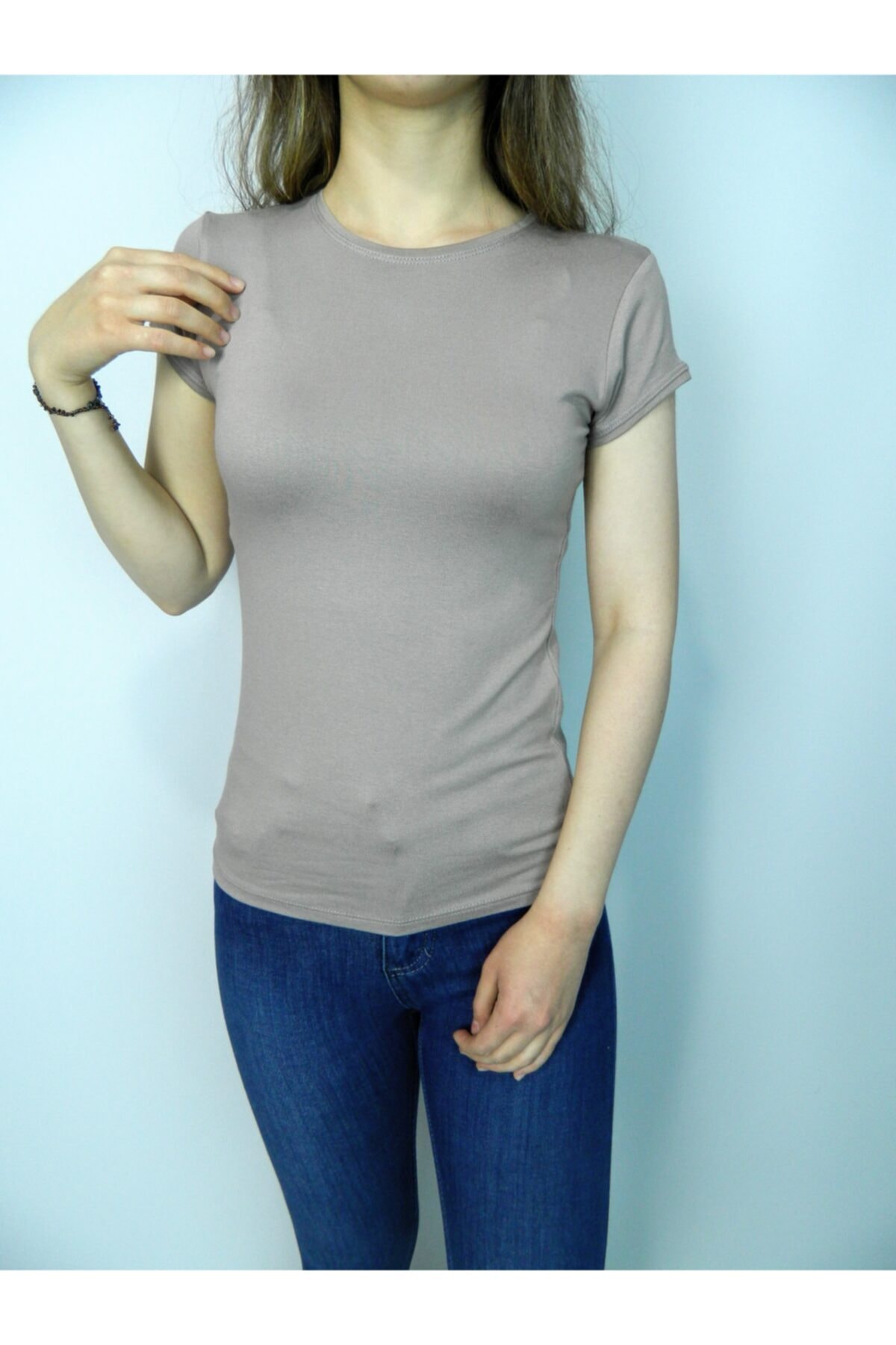 BRG JEANS Brg Bayan O Yaka Kısakol T-shırt 34728