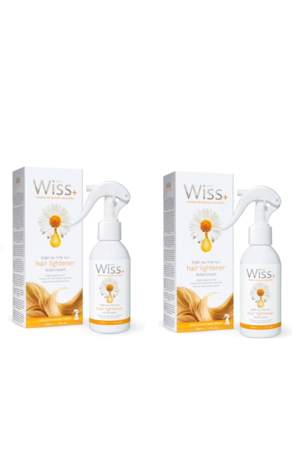 Wiss Doğal Renk Açıcı Sprey 150ml 2 Adet