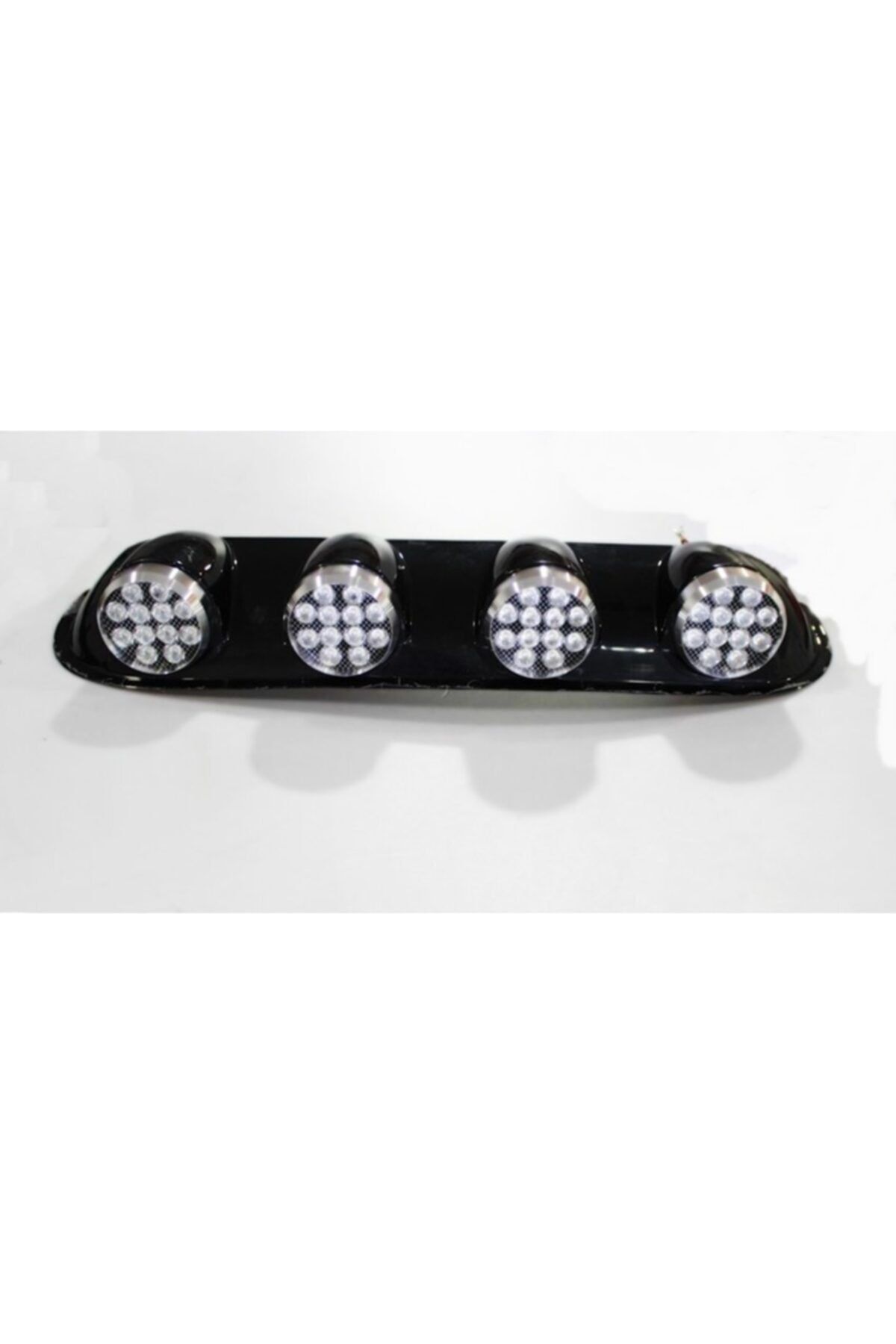Leader Off Road Tavan Sis Lambası Seti Yuvarlak 4lü Ledli Siyah