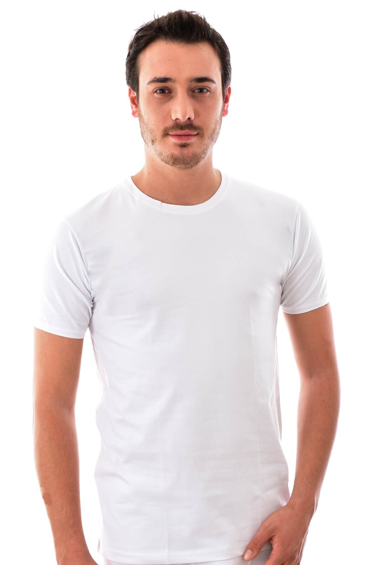 Tutku 6 Adet Elit 1003 Erkek Modal Elasthan Fanila Beyaz