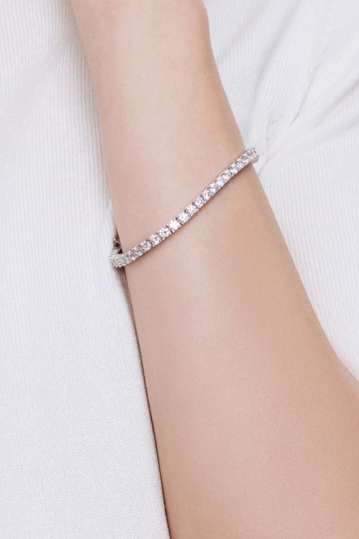 crystal diamond zirconia 925 ayar gumus su yolu bileklik fiyati yorumlari trendyol