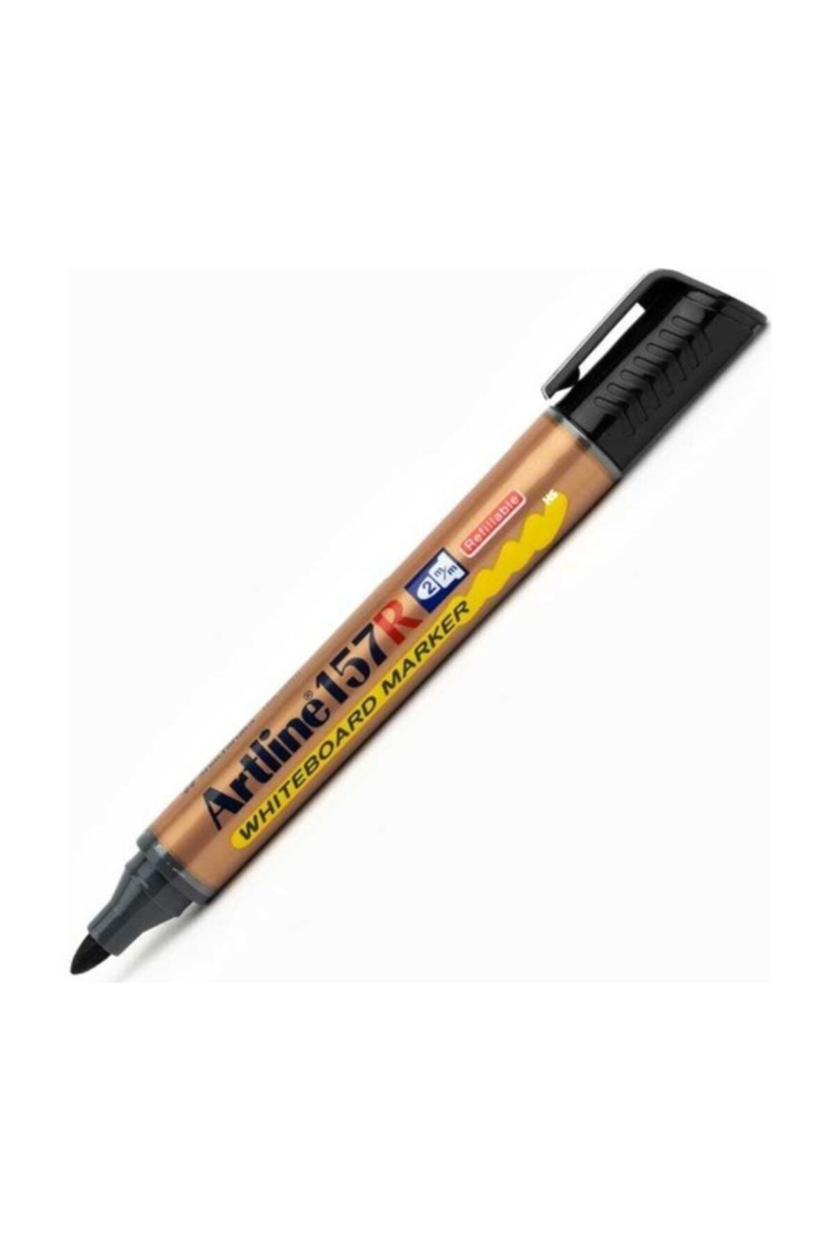 artline 157R Beyaz Tahta Kalemi-Siyah 12 Adet