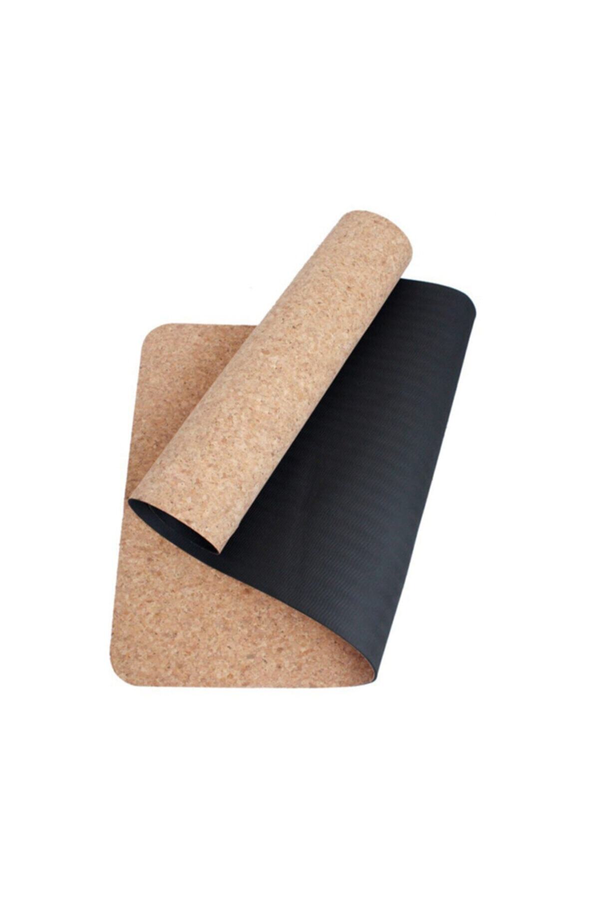 YogaTime Unisex Yeşil Mantar Yoga Mat 4 Mm