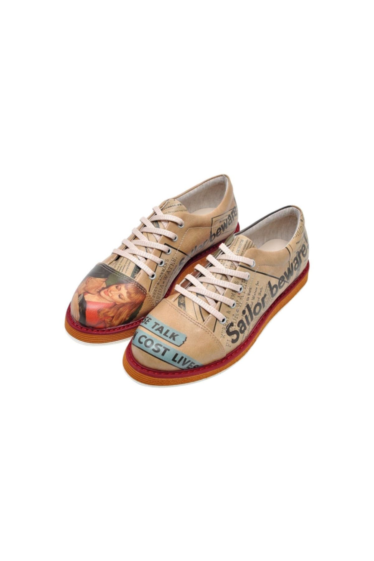 Dogo Sailor / Tasarım Baskılı Vegan / Broke-s Kadin Ayakkabi