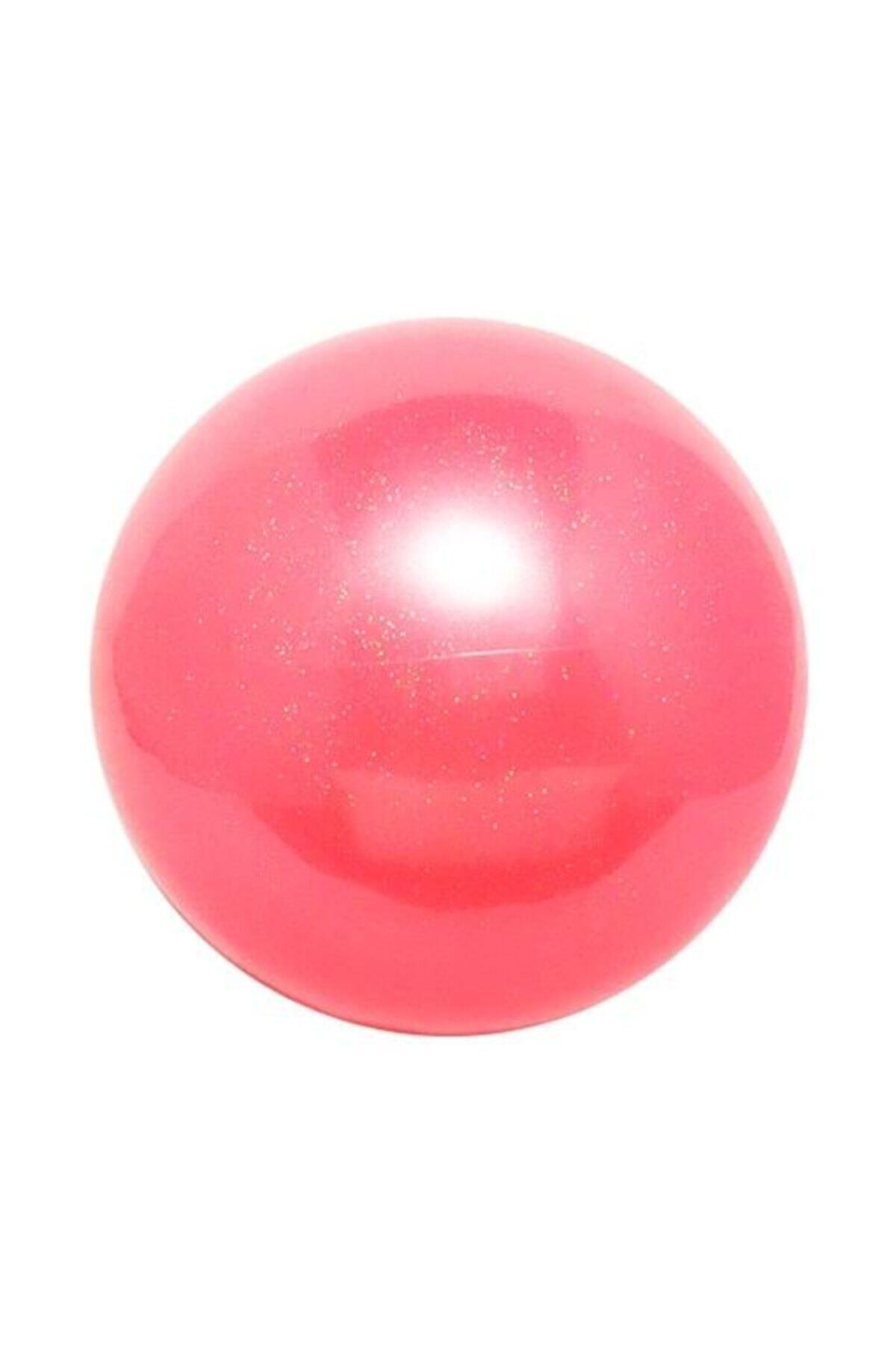 Gymo Cimnastik Topu 19cm Simli Pembe