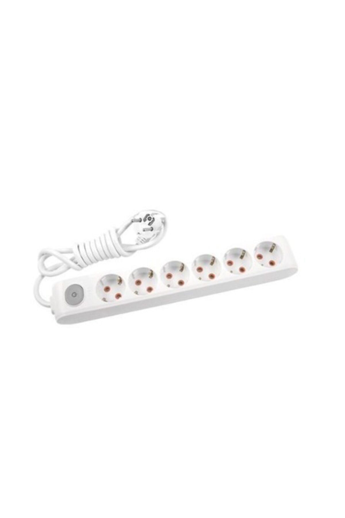 ÖZNUR 3x1,5 Mm² Ttr Kablo Ile Altılı Çocuk Korumalı Anahtarlı Grup Seyyar Kablo 20 Metre