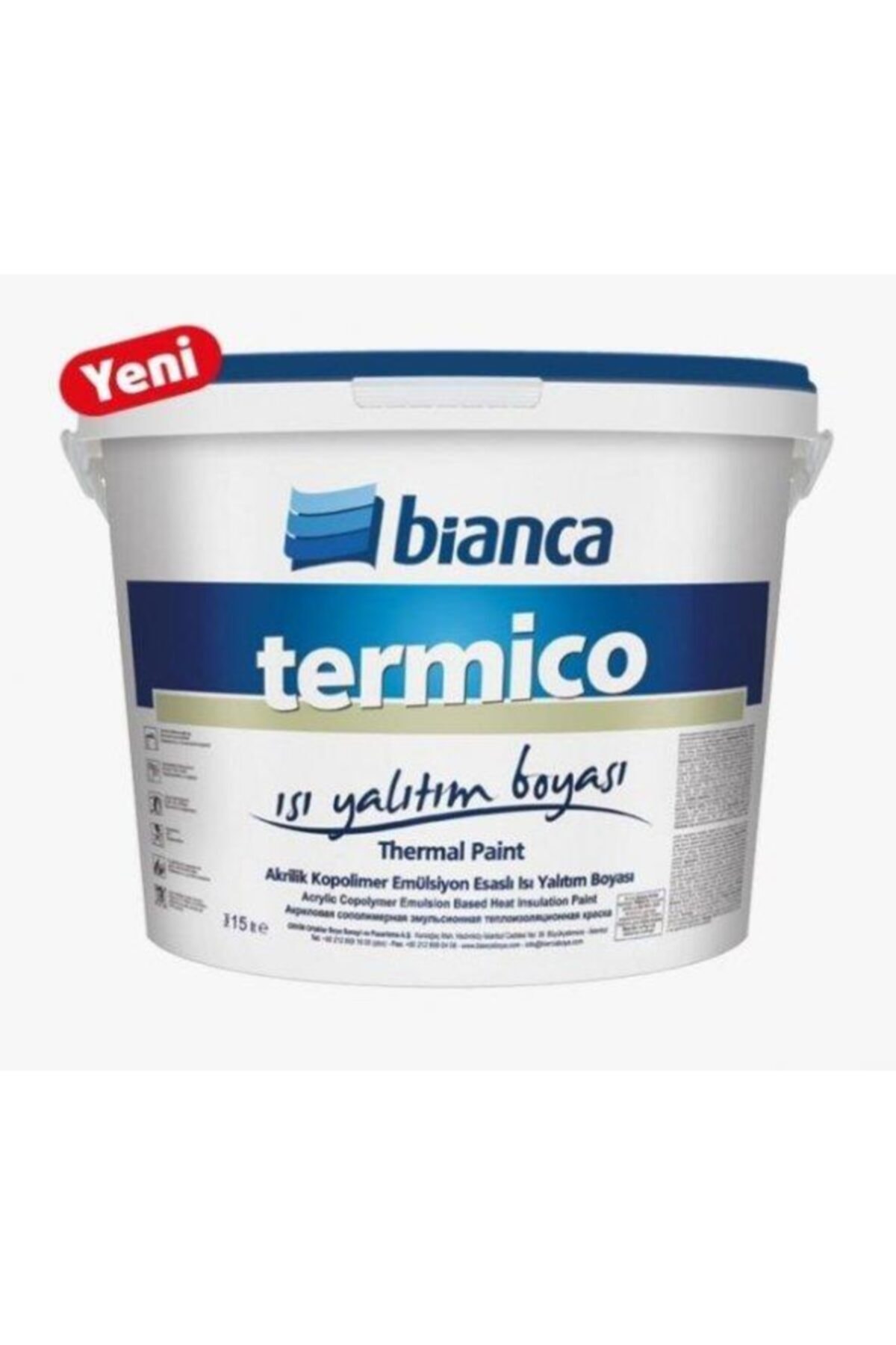 Bianca Termico Isı Yalıtım Boyası 7,5lt Beyaz