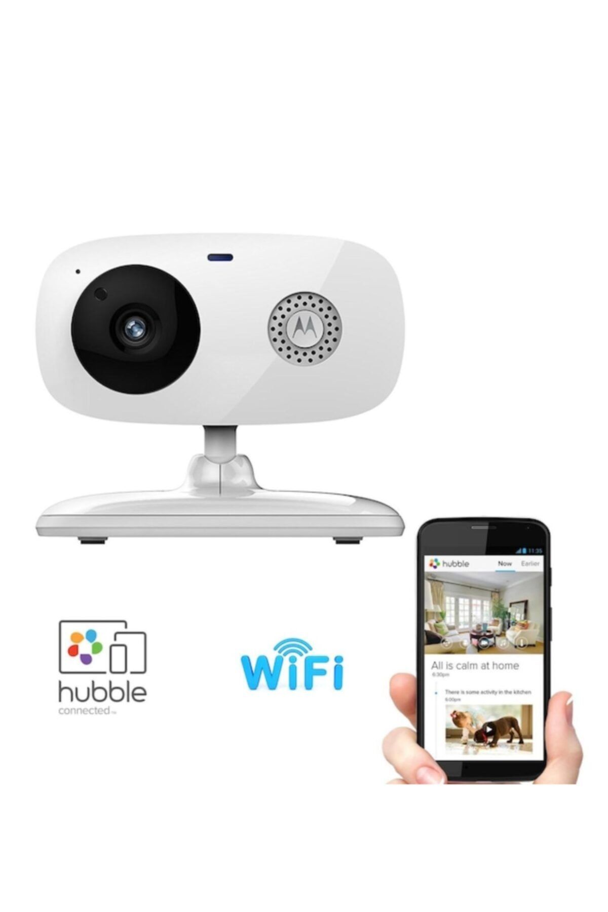 LUX Bebek Izleme Kamerası Motorola Focus 66-w Hd Wifi Ios-aandroid Ensiga