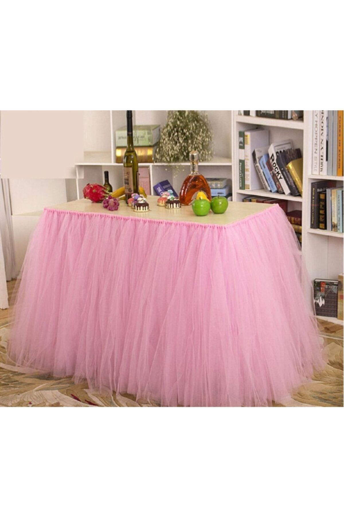 cadde tutu tul masa etegi organizasyon ve parti susu masa etek tulu pembe fiyati yorumlari trendyol