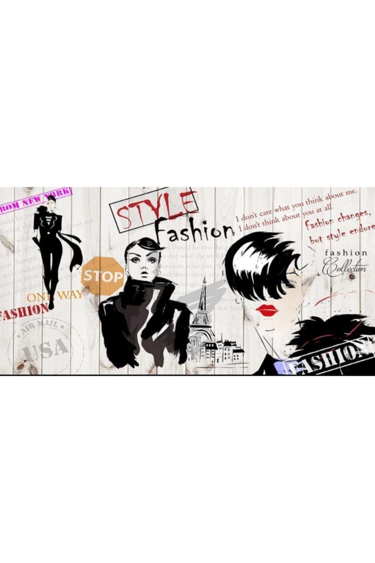Renkli Duvarlar Style Fashıon Moda Özel Tasarım Duvar Kağıdı 4.50x2.50