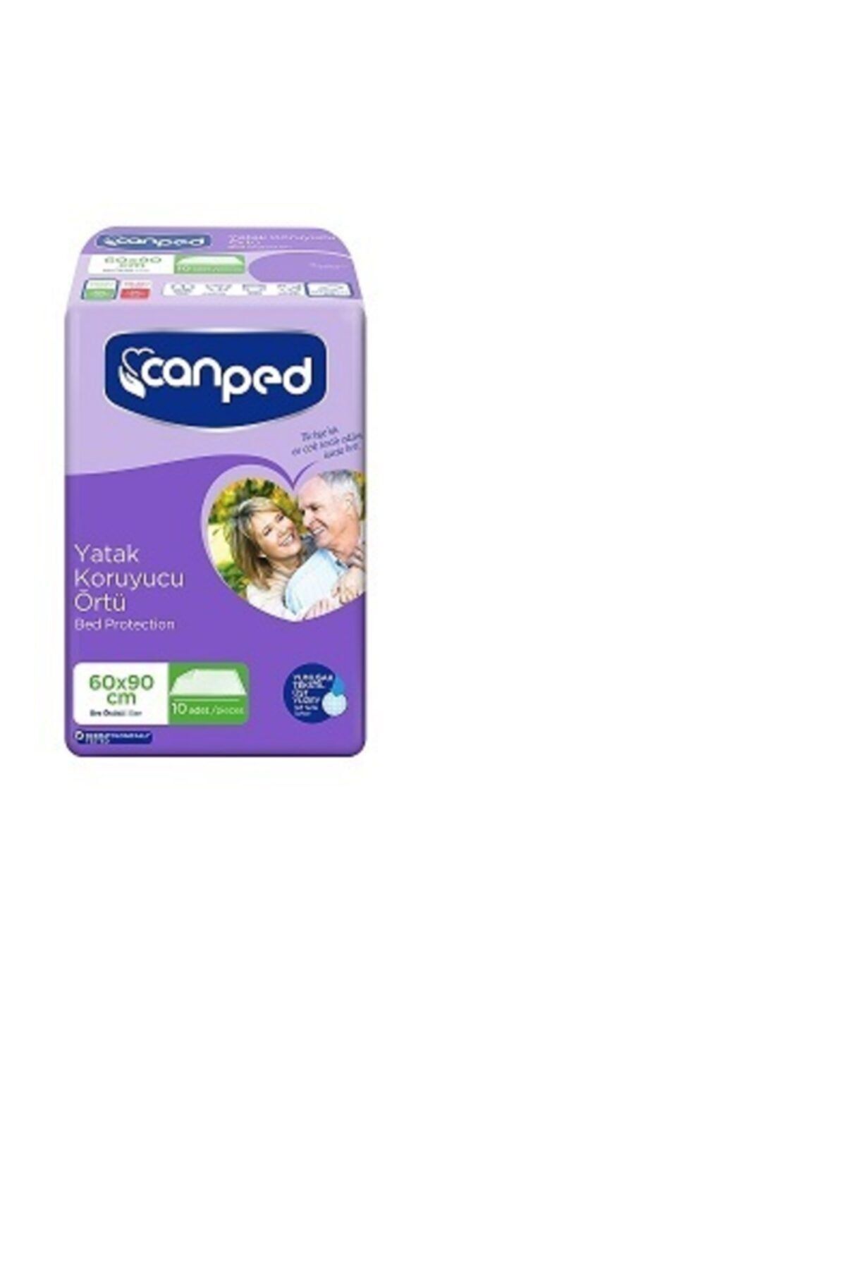 Canped Yatak Koruyucu Örtü Ekstra Örtü (60cm * 90cm) 10 Adet