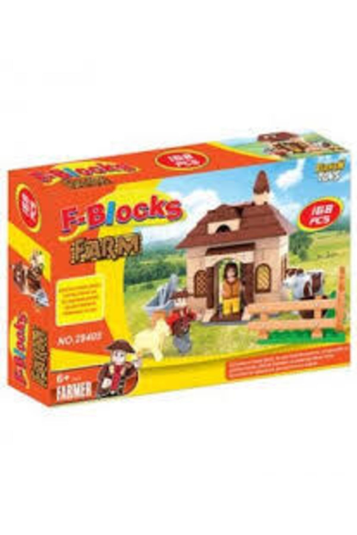 Furkan Toys F-blocks Çiftlik Seti 168 Parça