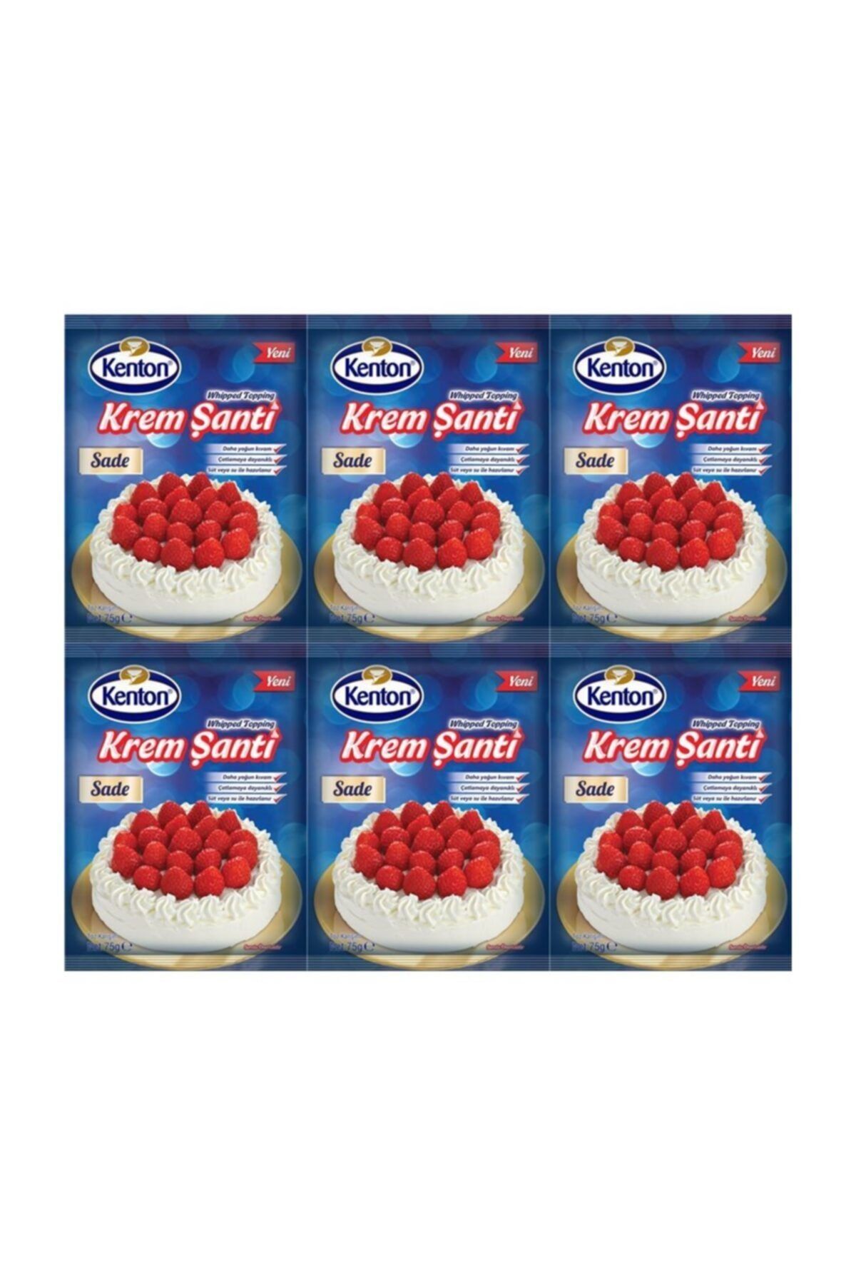 Kenton KREM ŞANTİ SADE 75GR 6'LI
