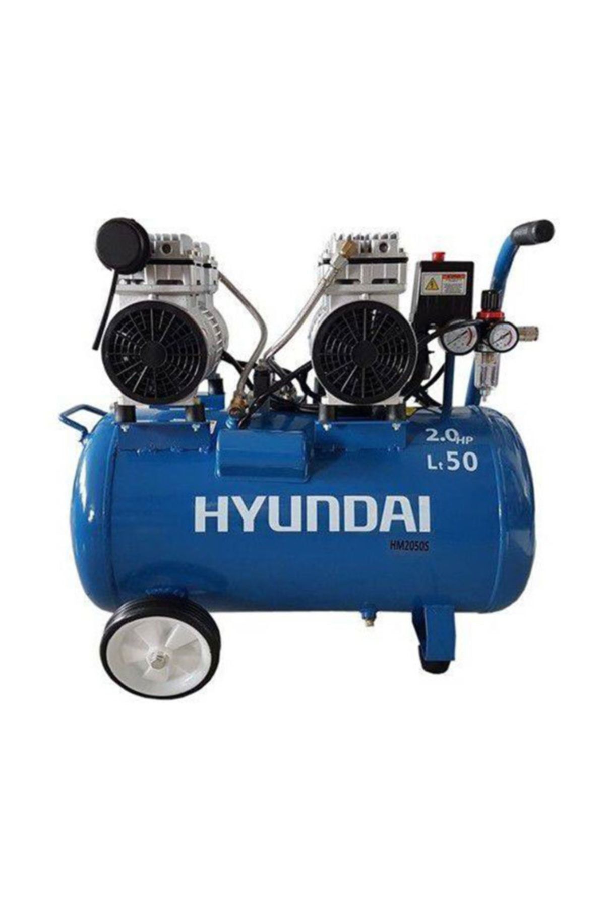 hyundai kompresor sessiz ve yagsiz 750wx2 50 lt hm2050s fiyati yorumlari trendyol
