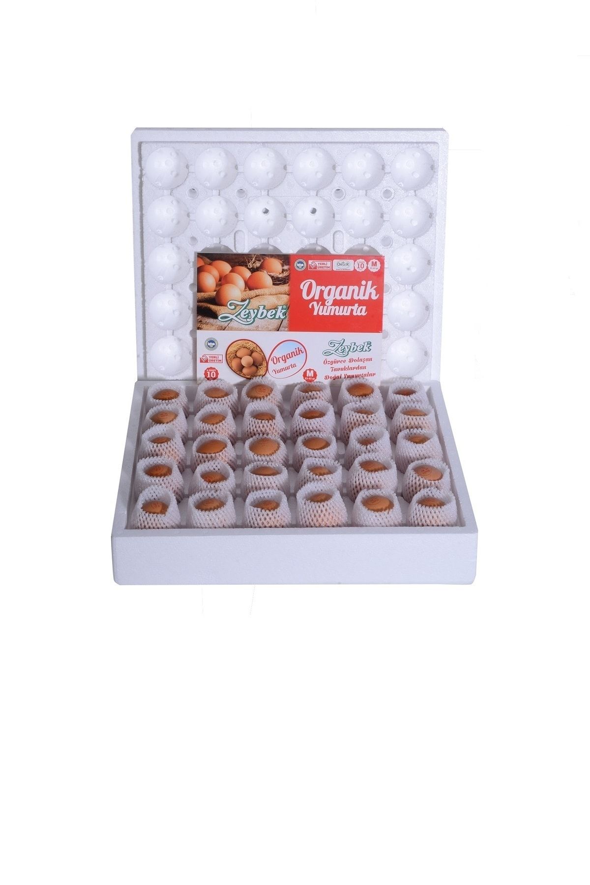 zeybek 60'lı Küçük Boy (44-52Gr) Organik Yumurta