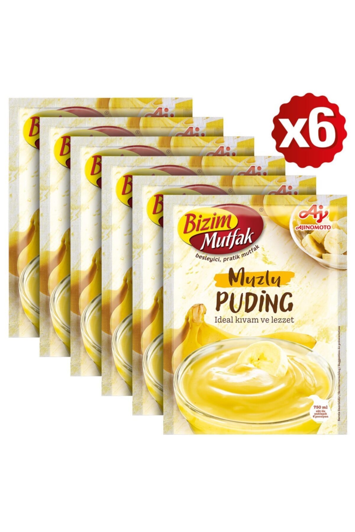 Bizim Mutfak Muzlu Puding 125 Gr 6'Lı Paket