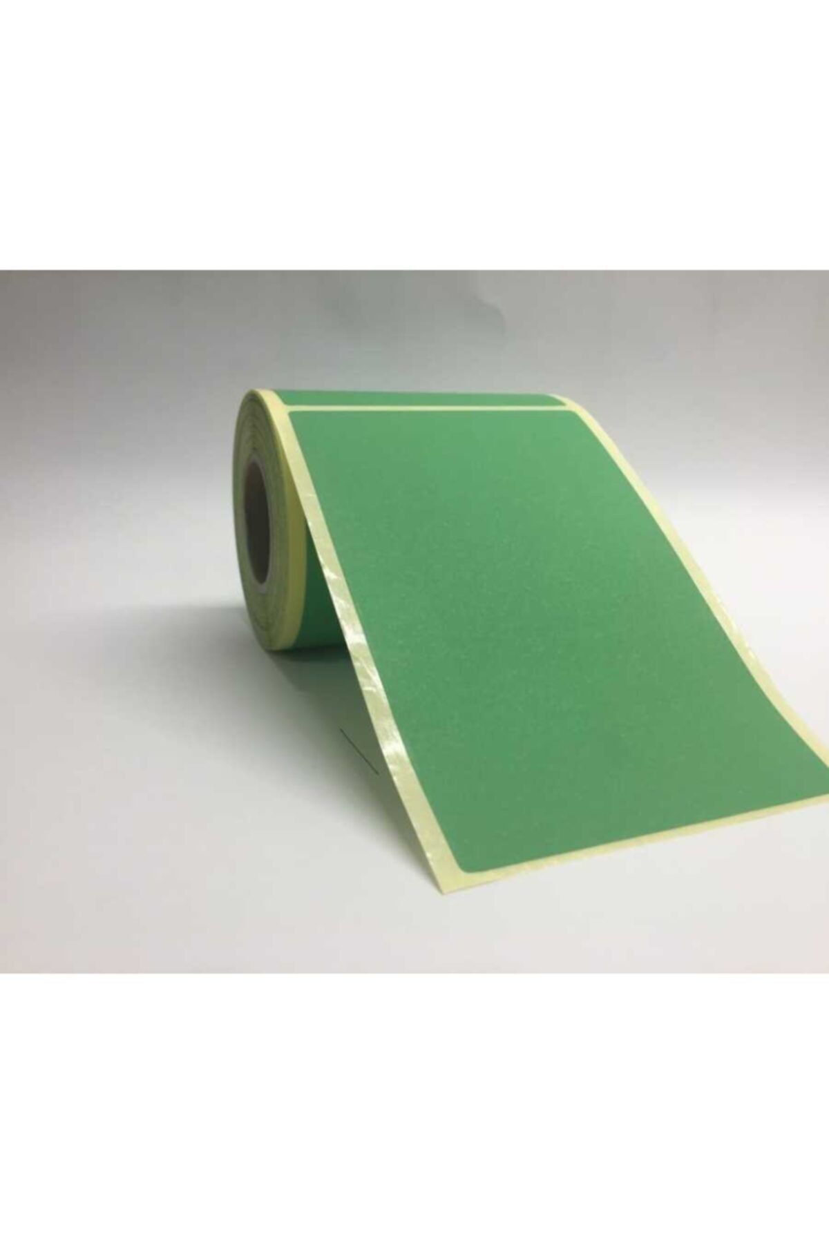 ofisturka RENKLİ TERMAL BARKOD ETİKETİ YEŞİL 150 X 100 TEKLİ 200 LÜ SARIM