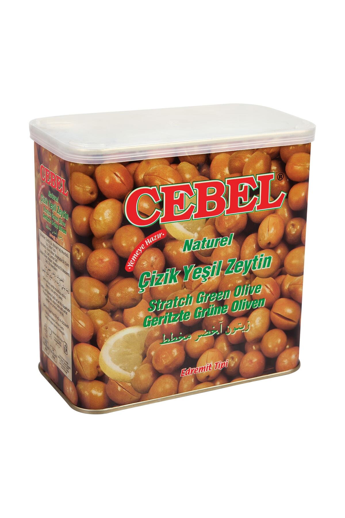 Cebel ÇİZİK YEŞİL ZEYTİN 1400 GR TNK