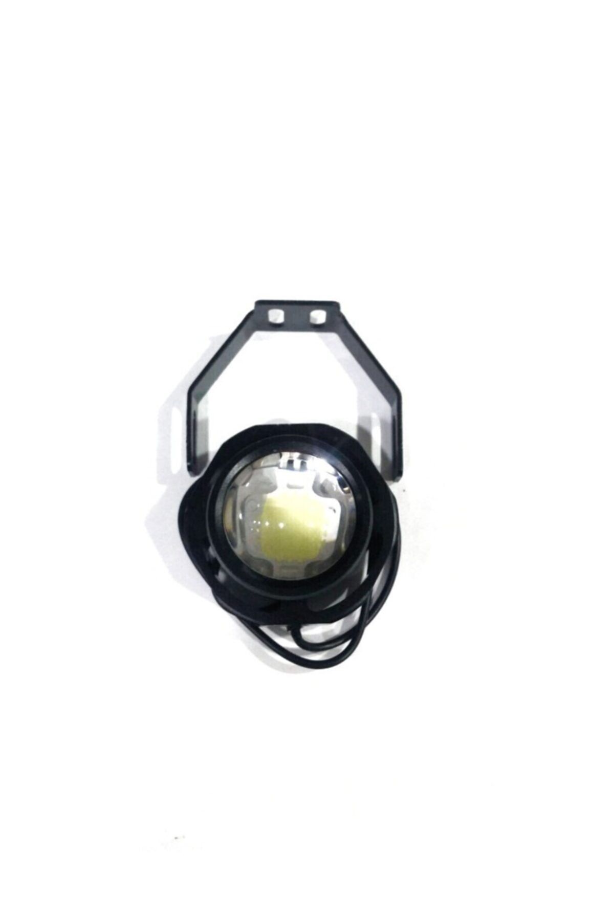 MOTOSPARTAN MOTOSİKLET SİS FARI (1ADET) KÖŞELİ SİYAH KARTAL GÖZÜ LED 68MM