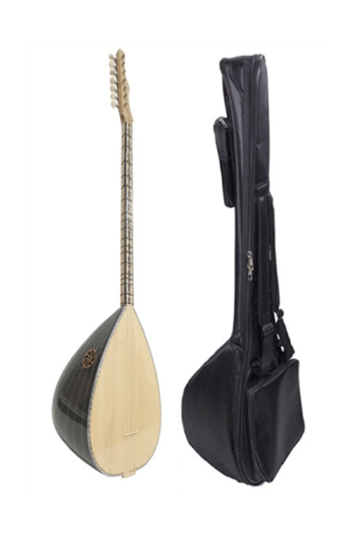 Piarro Kısa Sap Profosyonel Dut Ağacı Bağlama  ( Çanta Hediyeli )