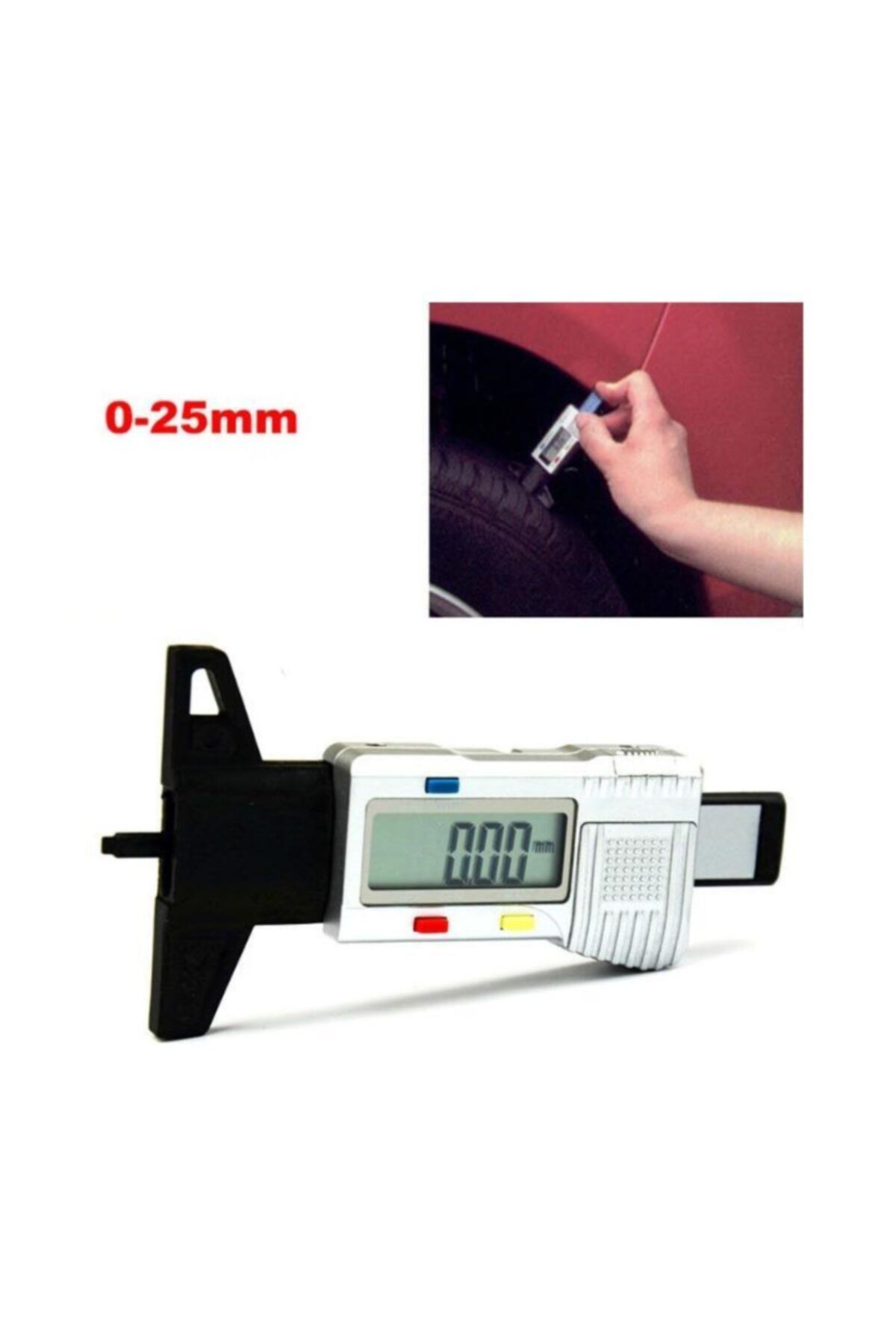 Nt Tools Nt-107 Dijital LCD Lastik Derinlik Ölçme Kumpası