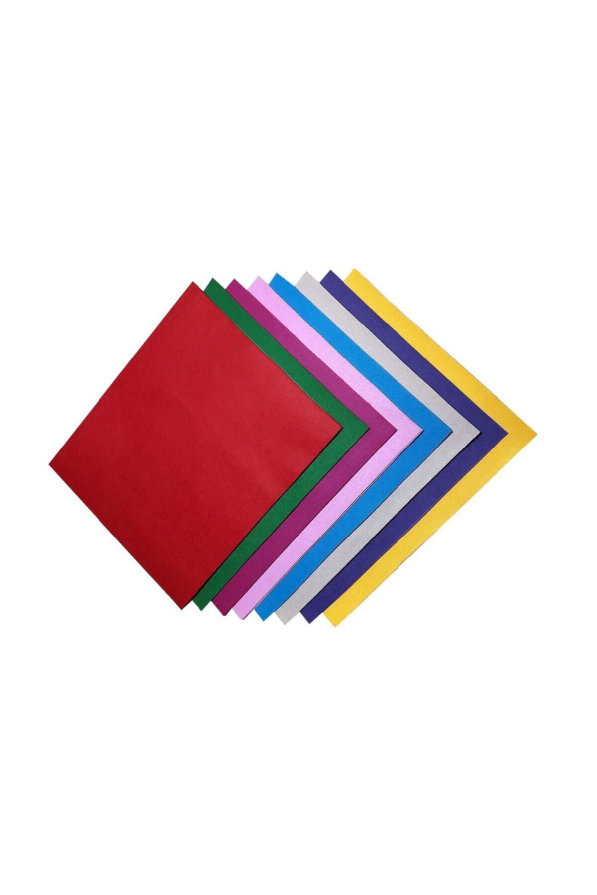 toptankece 10 Adet 42x50 Cm Ince Yumuşak Keçe Paketi Karışık Renkler