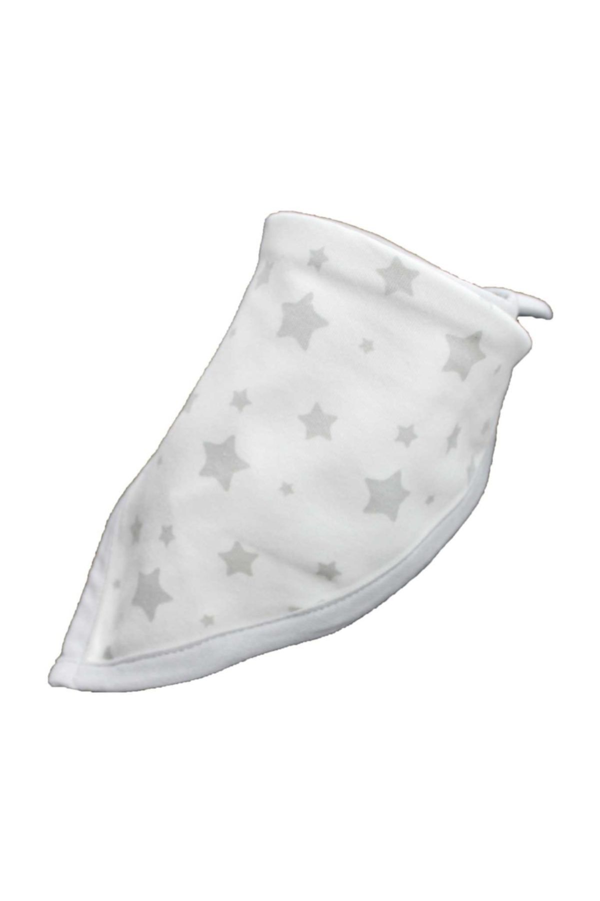 Uygun Yıldız Desenli Üçgen Fular Bandana Bebek Önlük