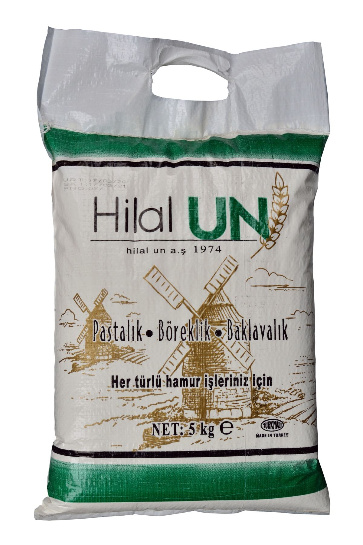 HilalUN PASTA, BAKLAVA VE BÖREKLİK UN (5 KG)