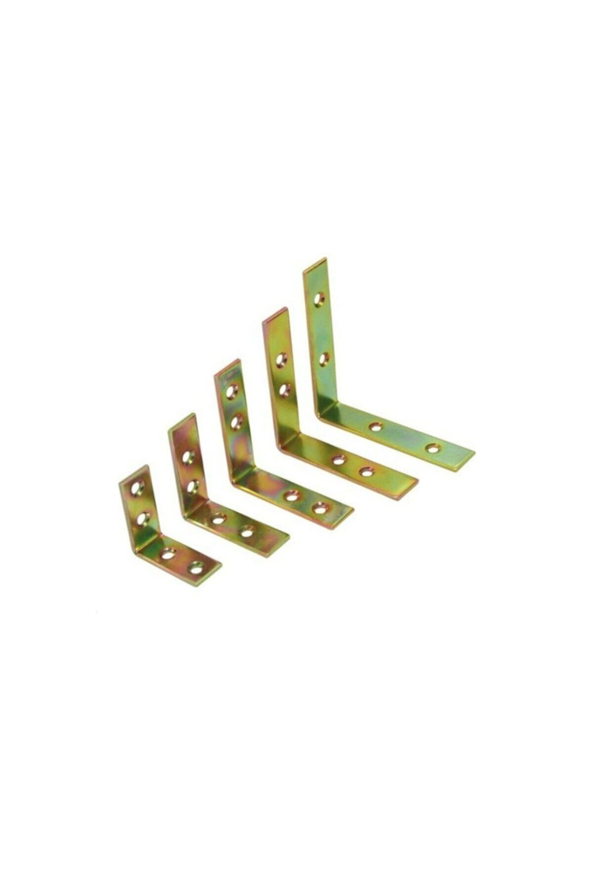 REAL L KÖŞE DEMİR MASA GÖNYE ( EN:1.5 CM UZUNLUK : 5.5 CM ) 25 ADET