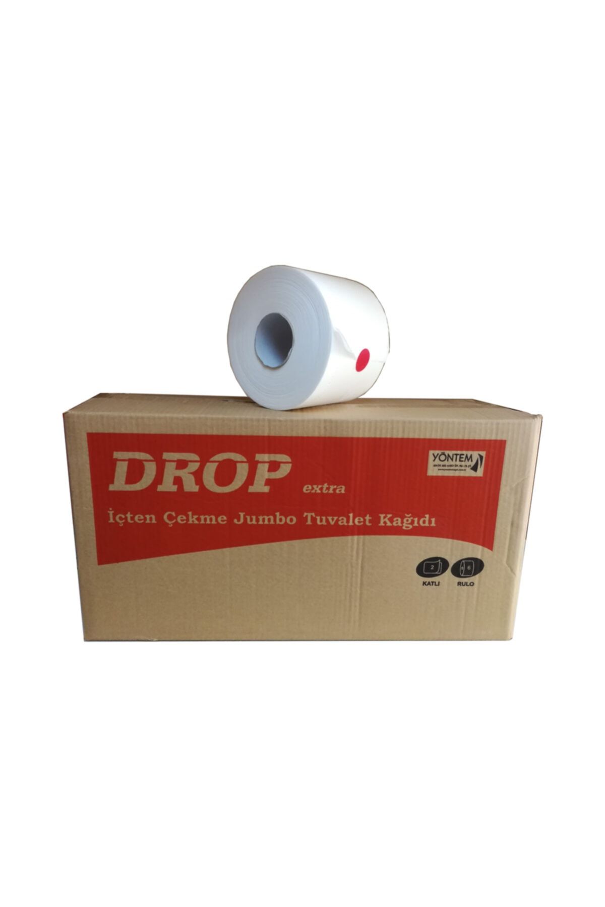 Drop Içten Çekme Cimri Jumbo Tuvalet Kağıdı - 4 Kg - 2 Kat - Koli