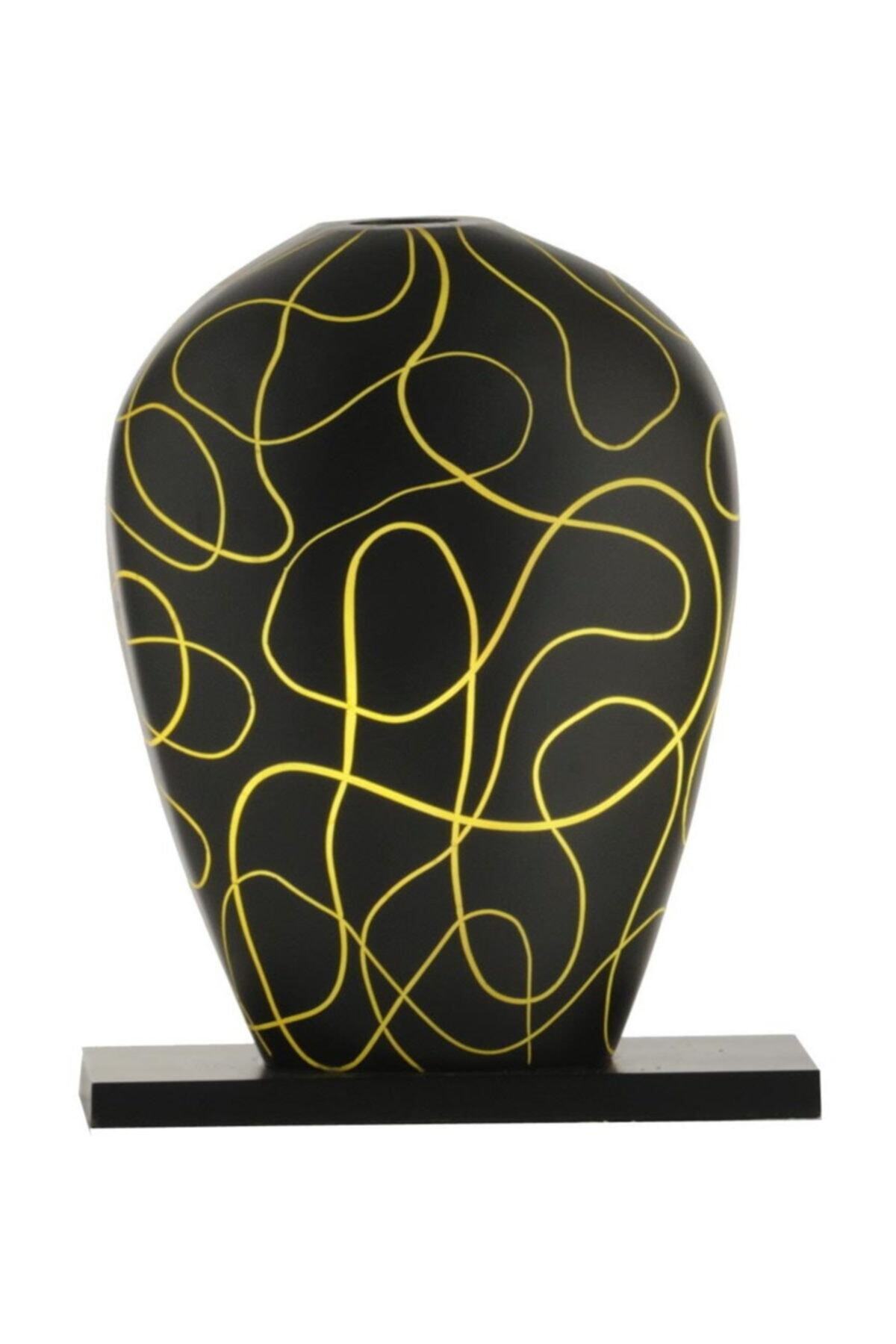 SensoHome Lamp Yoni Large Neuron Black Yellow-1 Lamba