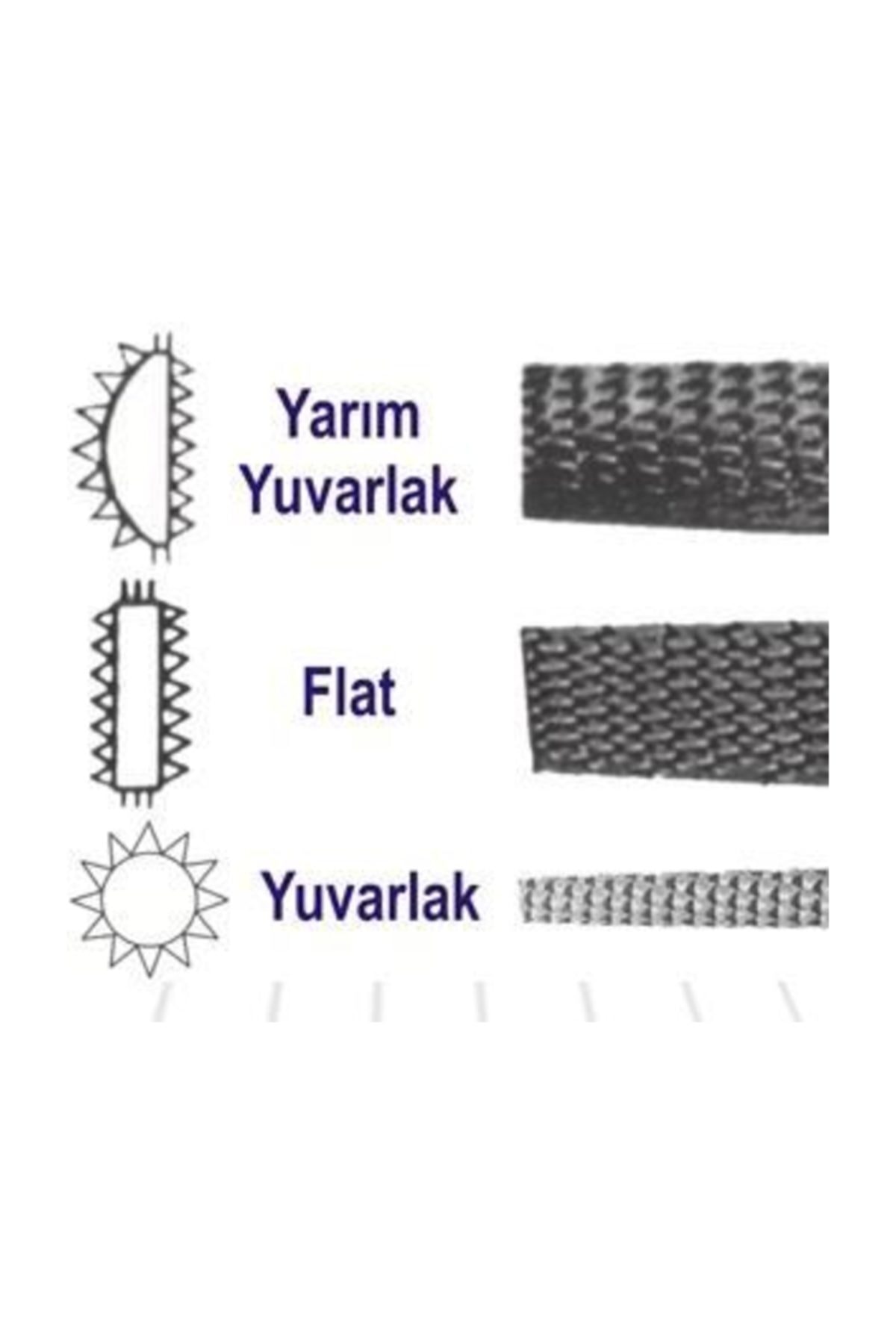 Ennalbur Three Files 8 '' Ağaç Törpüsü Flat Yassı