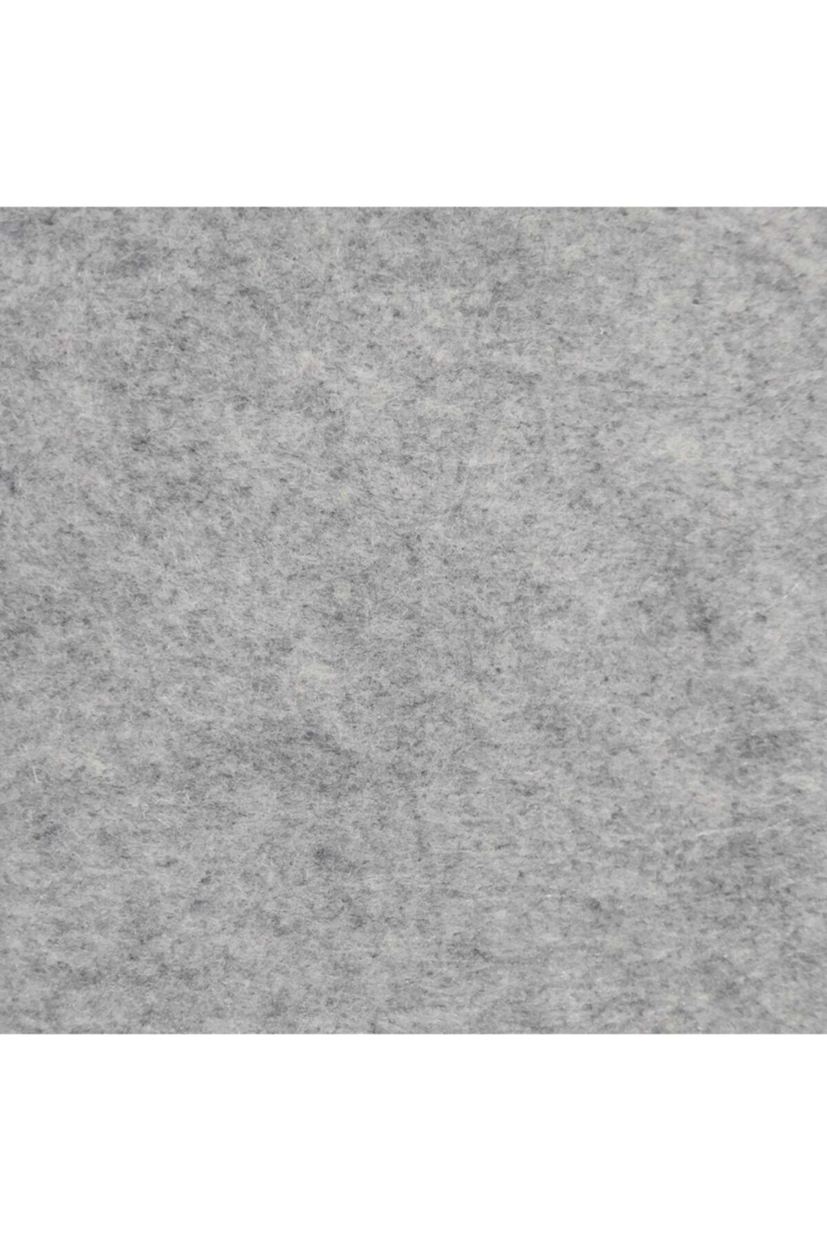 toptankece Kırçıllı Gri Keçe 2mm Kalınlığında Kalın Keçe 25x25 Cm Ölçülerinde, Hobi Keçe