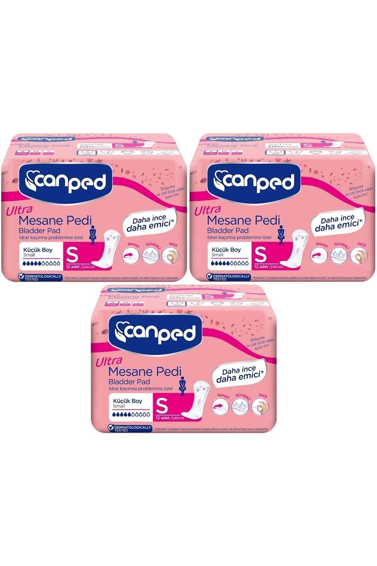Canped Mesane Pedi Ultra Small-Küçük 3 Lü Set (İç Adet 36)