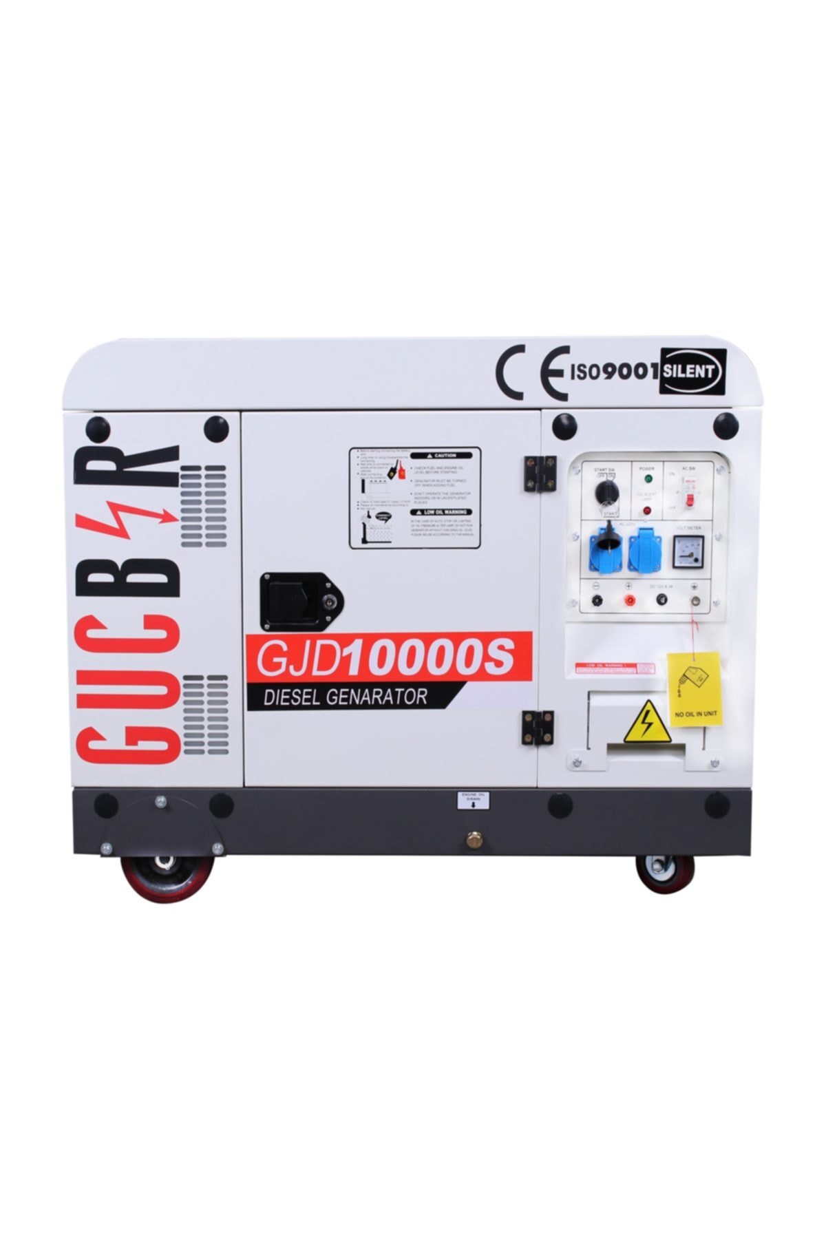 Güçbir Jeneratör GÜÇBİR  JENERATÖR 10 kVA KABİNLİ DİZEL JENERATÖR (MARŞLI)