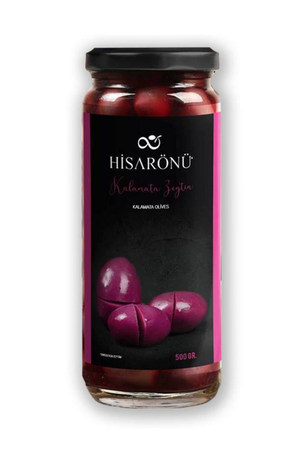 Gurmepark Hisarönü Kalamata Zeytin Cam Kavanoz İri 500 Gr