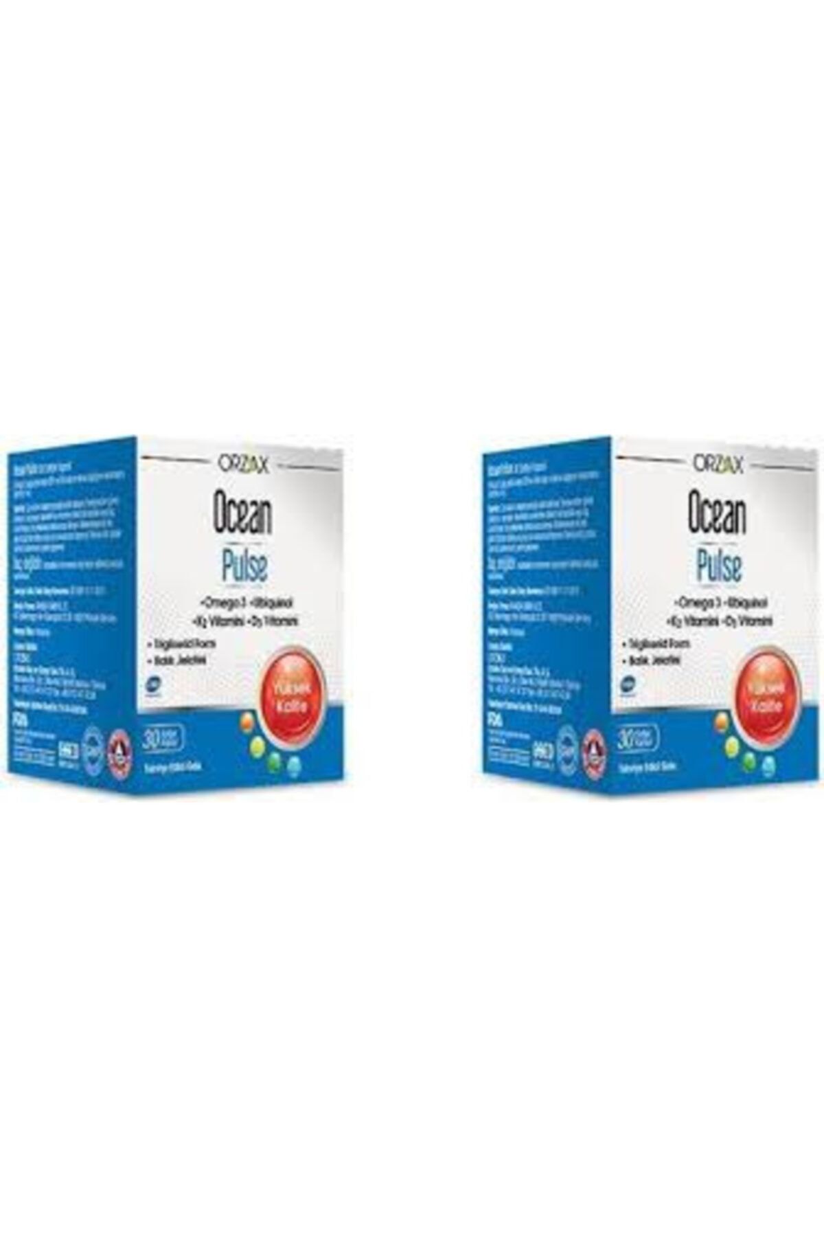 Ocean PULSE (OMEGA 3-UBİQUİNOL-VİTAMİN K2-D3) 2 ADET