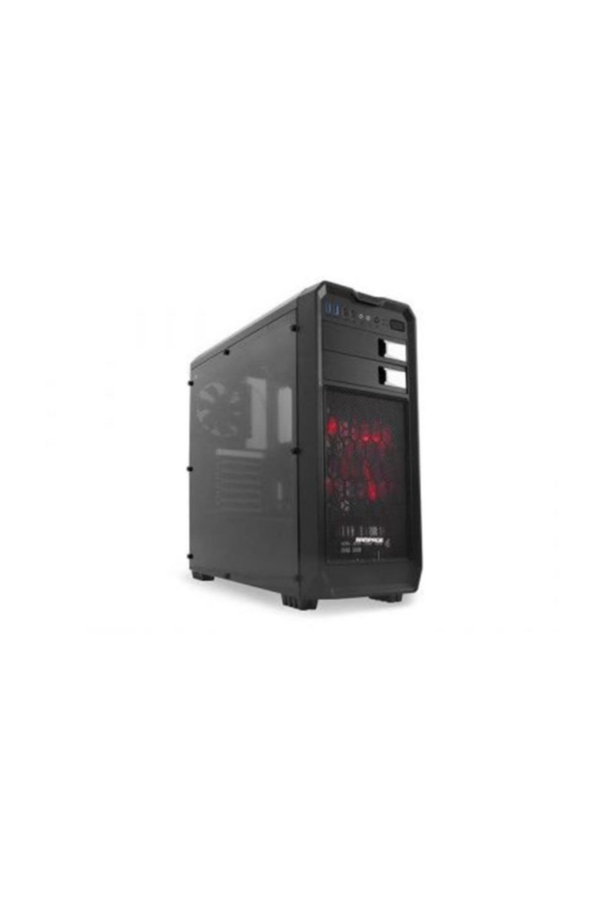 Everest Rampage 66 Siyah Usb 3.0 12Cm Led Fan Gaming Kasa