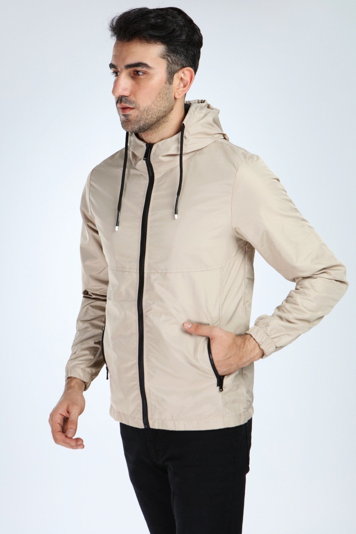 PHLOX Erkek Krem Yağmurluk