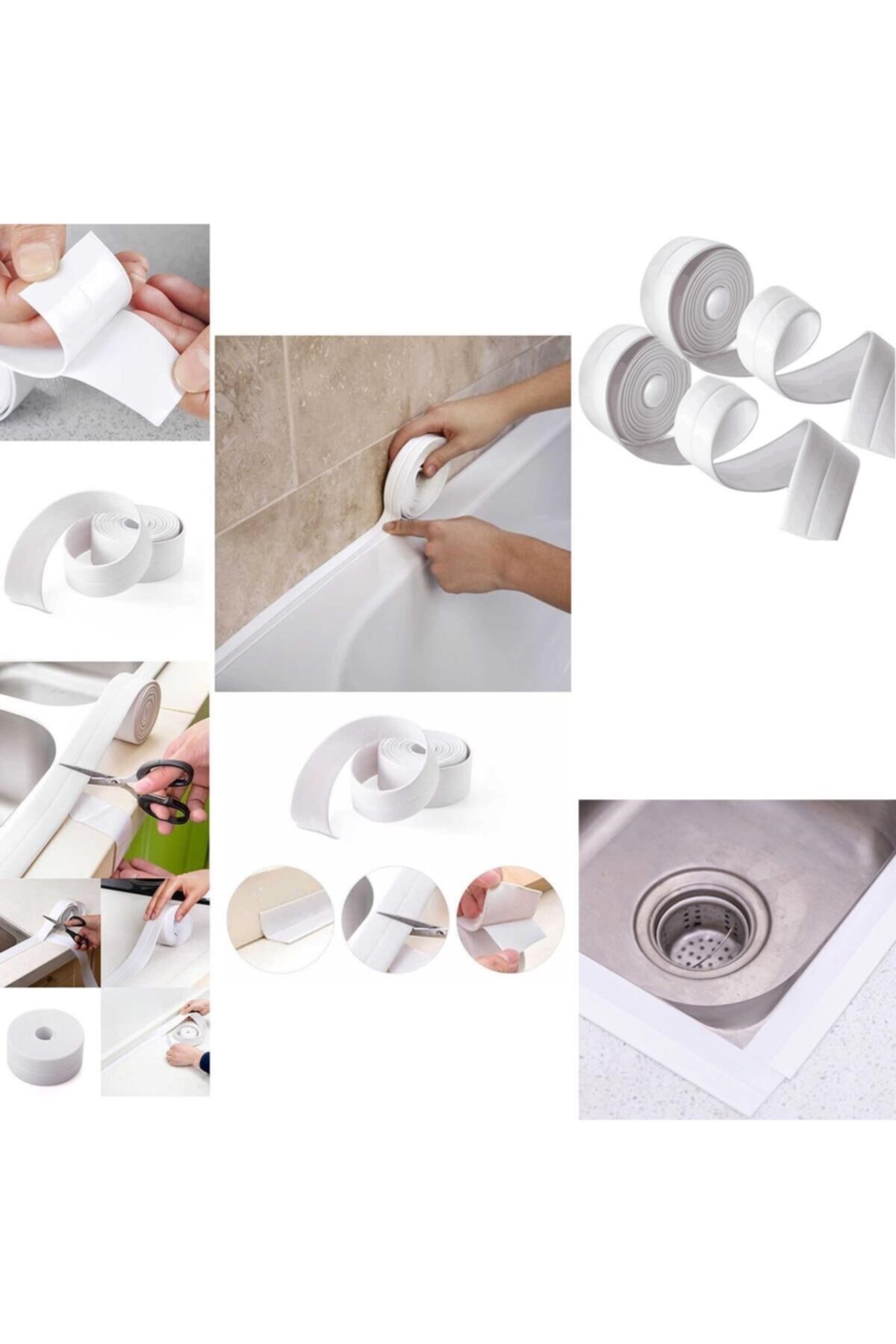 Modatools Su Sızdırmaz Banyo Mutfak Lavabo Küvet Izolasyon Şerit Bant