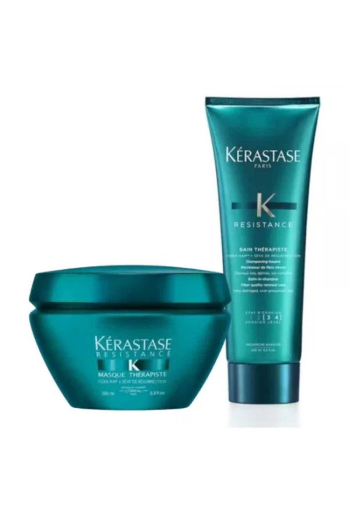 Kerastase Resistance Therapiste 3-4 Saç Bakım Maskesi 200 ml + Şampuan 3-4 250 ml