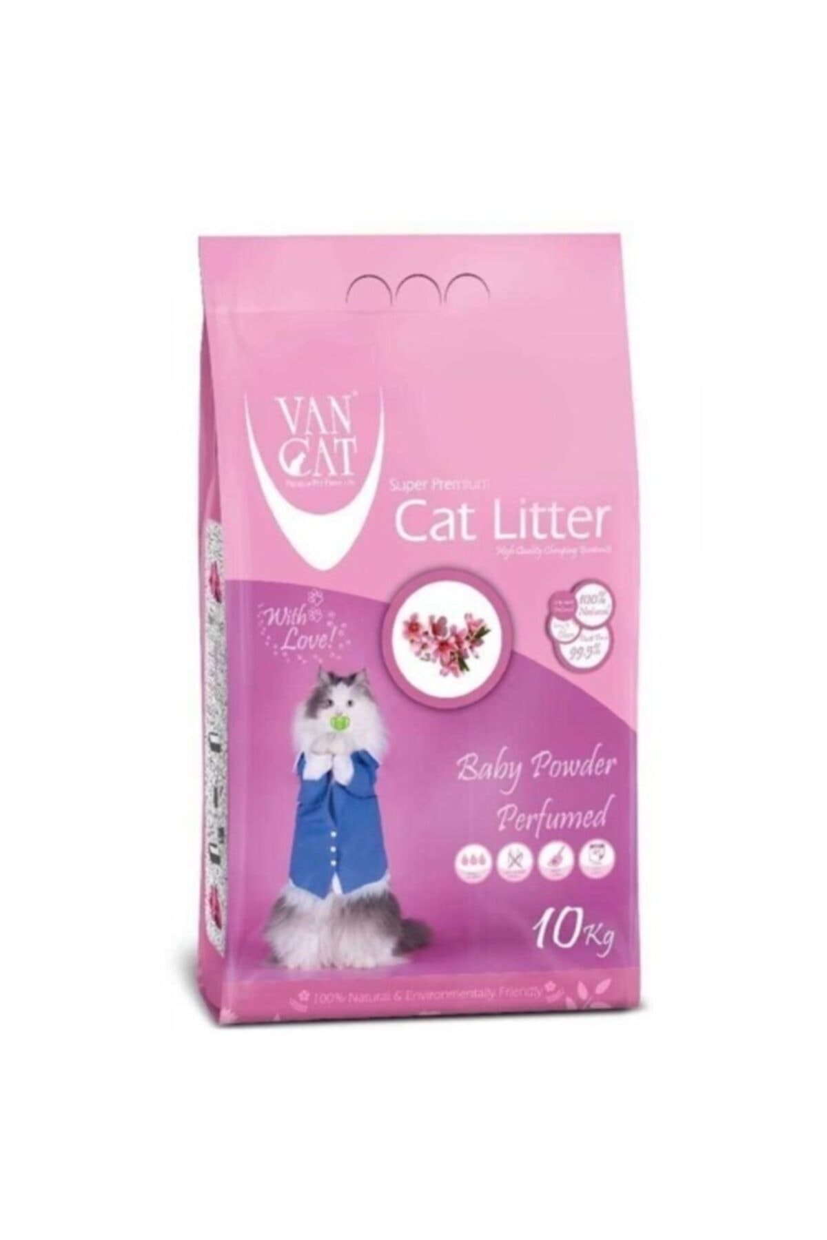 Vancat Van Cat Bentonit Pudralı Kum 10lt
