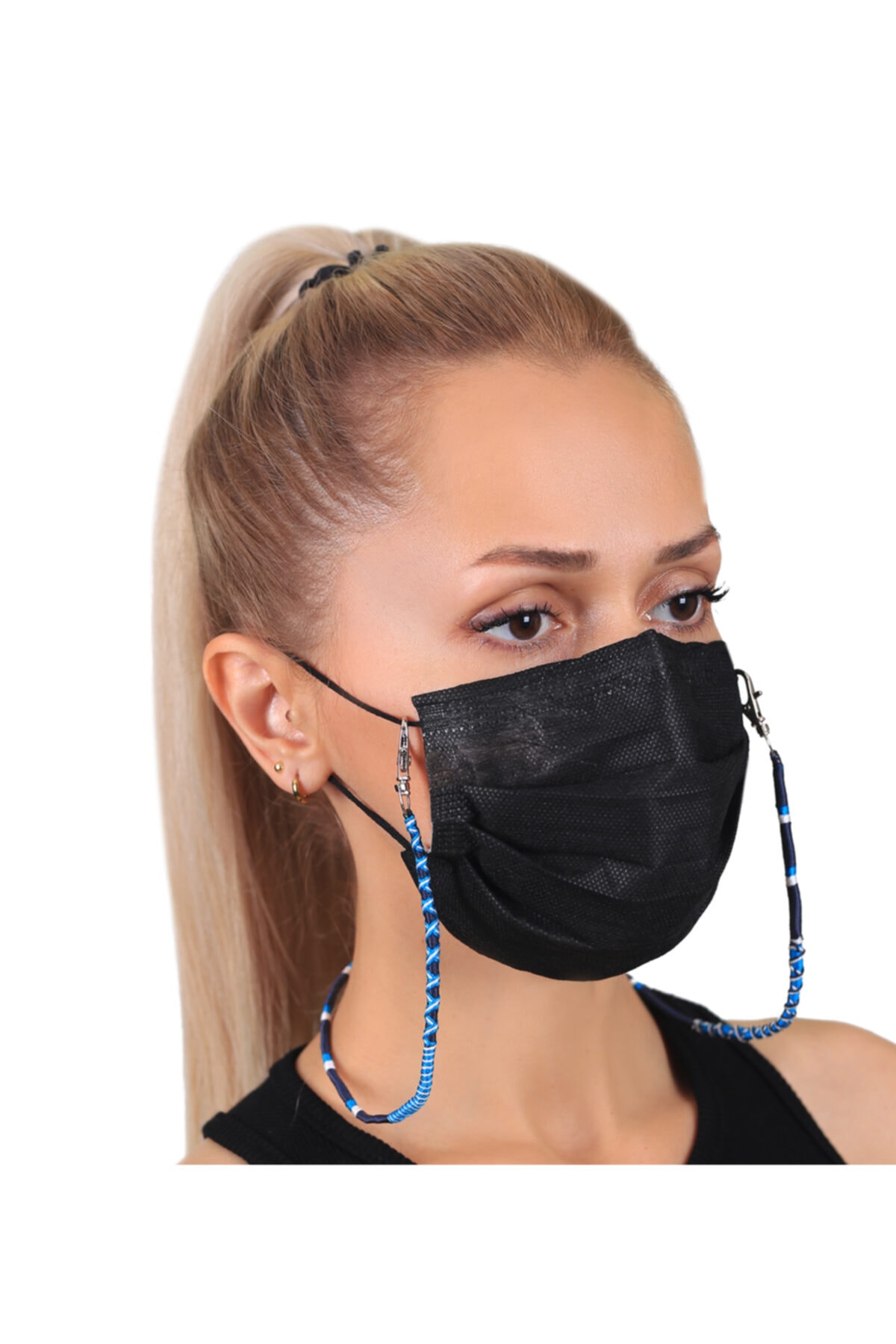 MerryBrand Mavi Maske Boyun Askısı