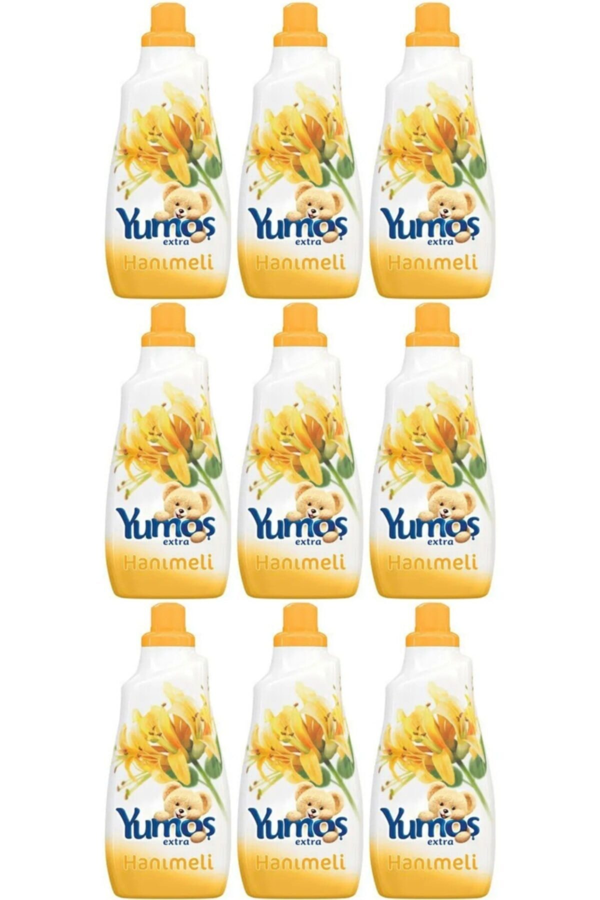 Yumoş Extra Hanımeli Konsantre Çamaşır Yumuşatıcı 1440 Ml 9 Adet