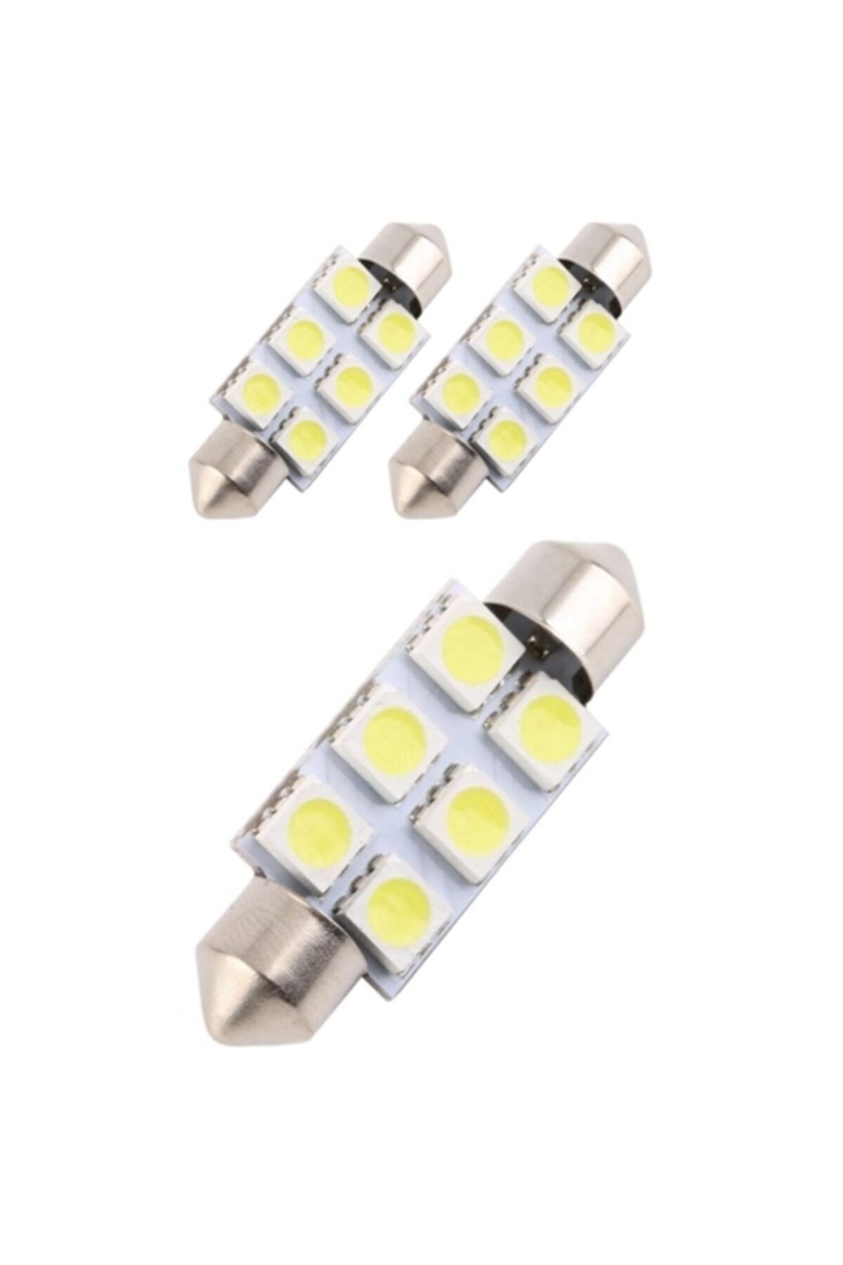 ModaCar 1 Yedekli 6 Beyaz Ledli Sofit Tavan Ampülü 428504 1