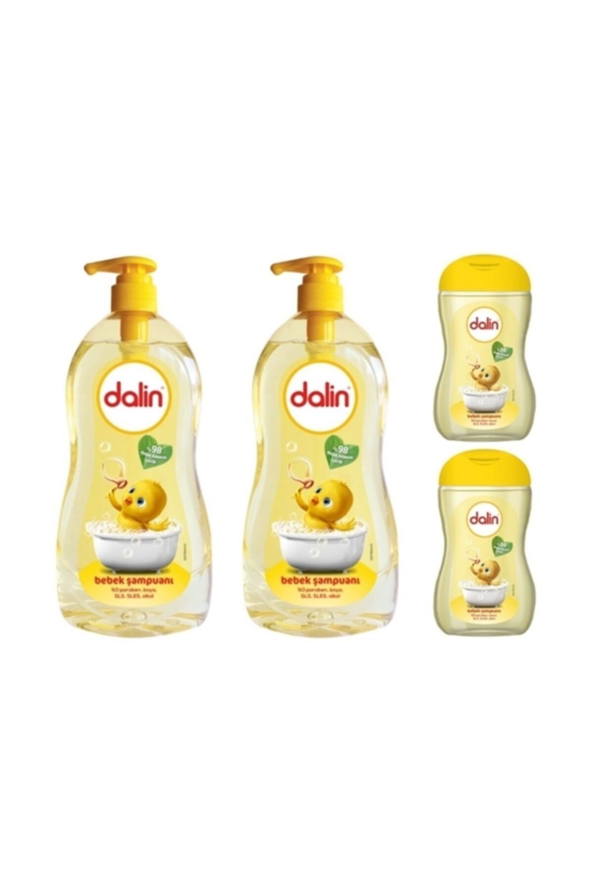 Dalin Bebek Şampuanı Klasik 700 ml (2'li) + Bebek Şampuanı Klasik 100 ml (2'li)
