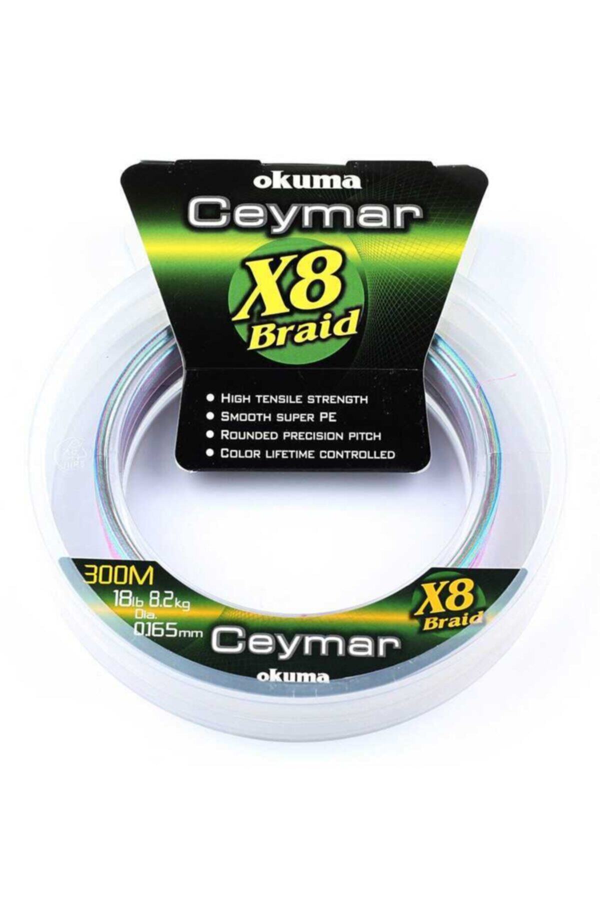 Okuma Ceymar X8 Braid Örgü İp Misina 150 m Multi Color