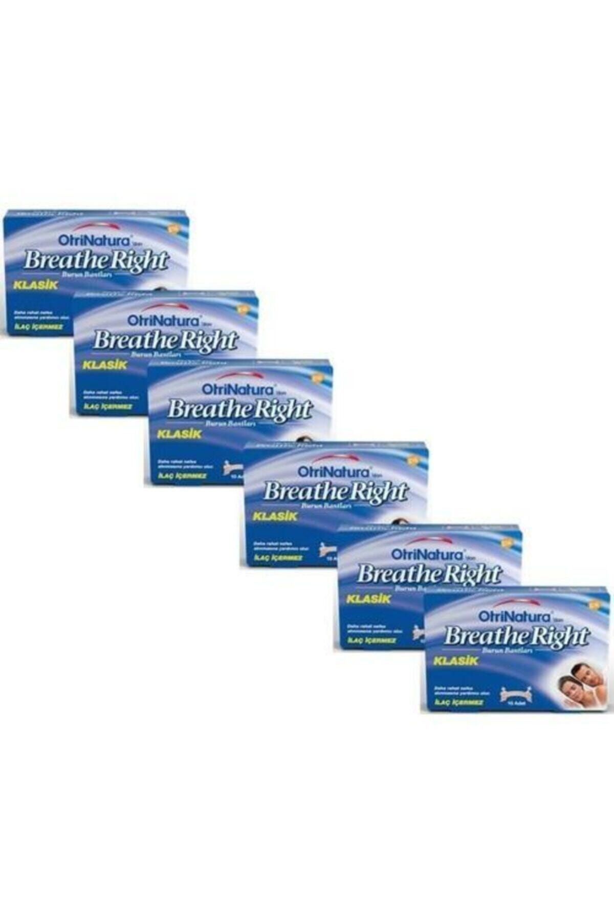 Otrinatura 6 Kutu Breathe Right Normal Boy Burun Bandı 10 Lu Pake