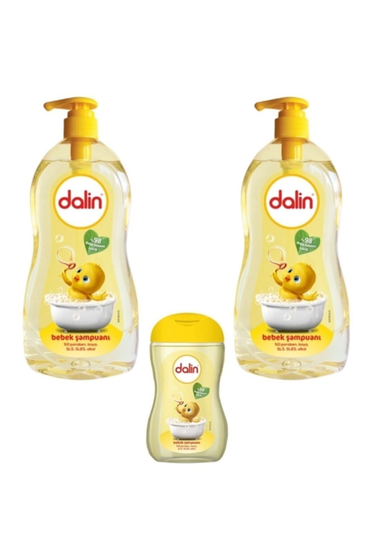 Dalin 700ml 2'li ve 100ml Bebek Şampuanı Klasik