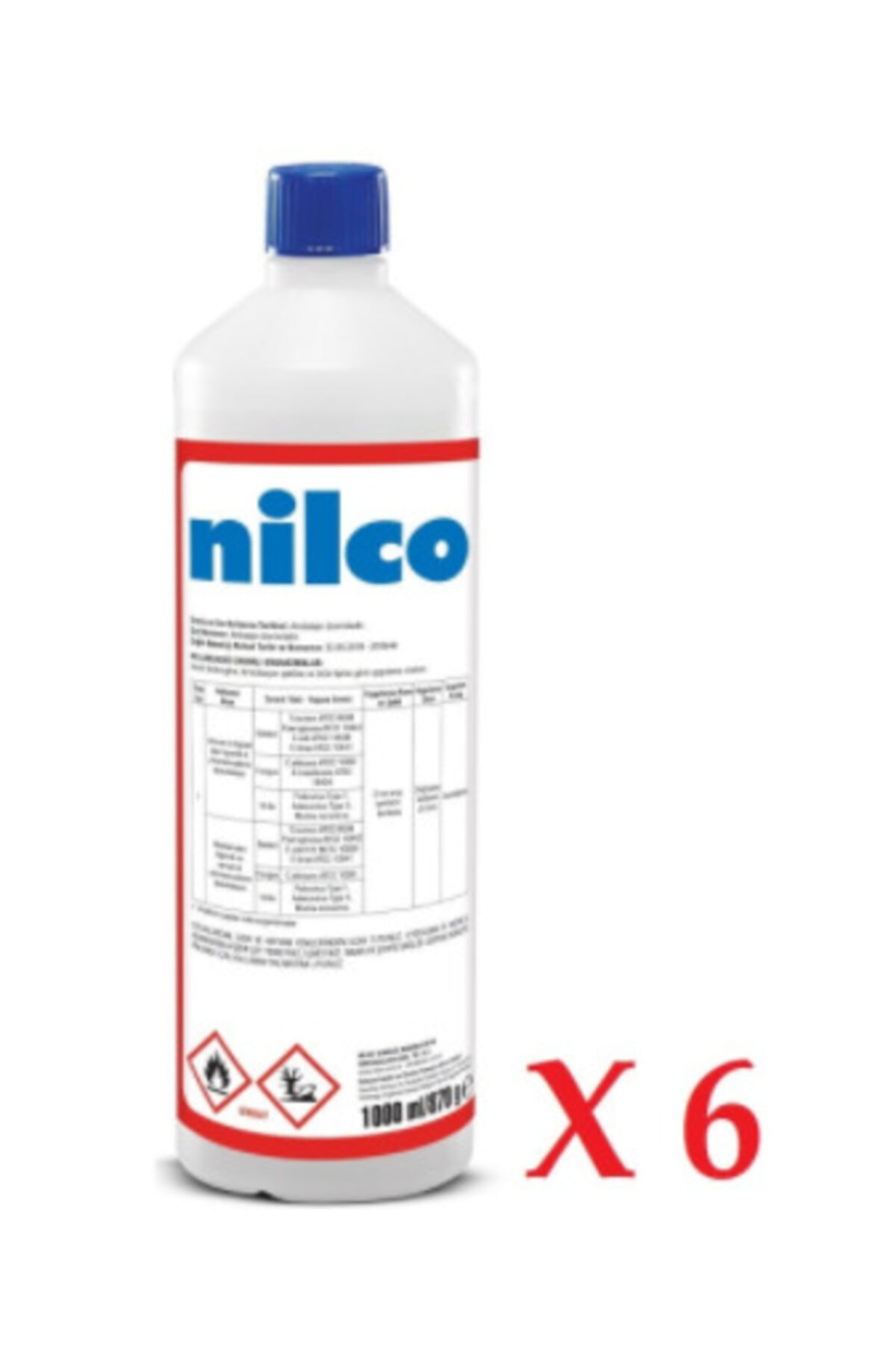 nilco Sanisept-h 711 El Ve Cilt Dezenfektanı 1 Litre X 6 Adet